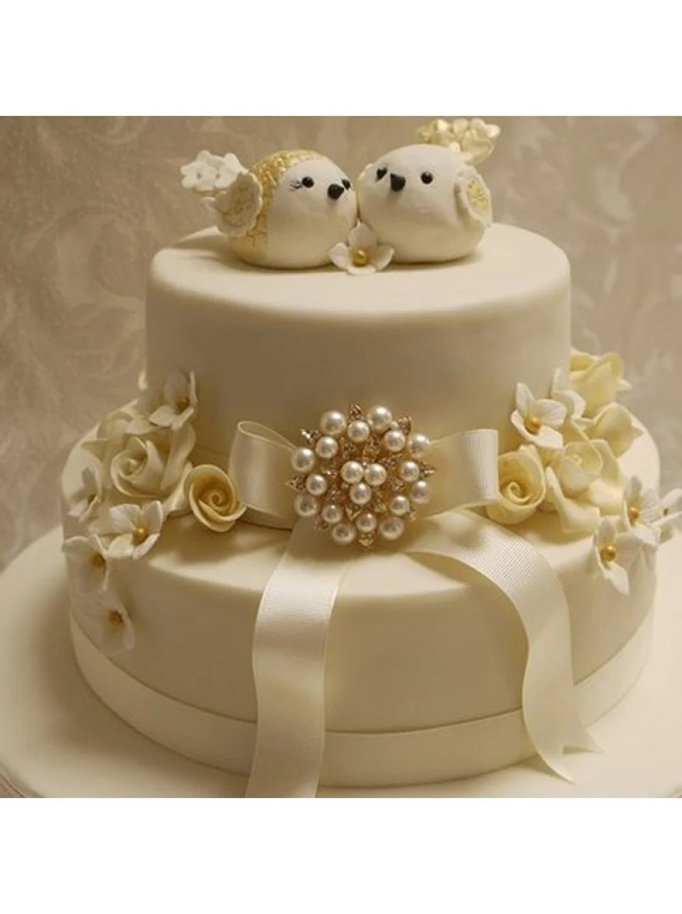 Свадебный торт нежный