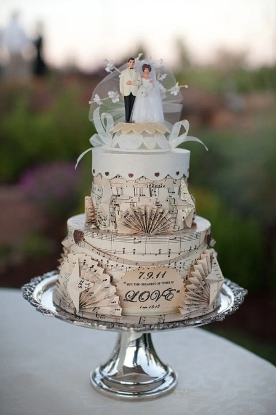 Свадебный торт в стиле Винтаж