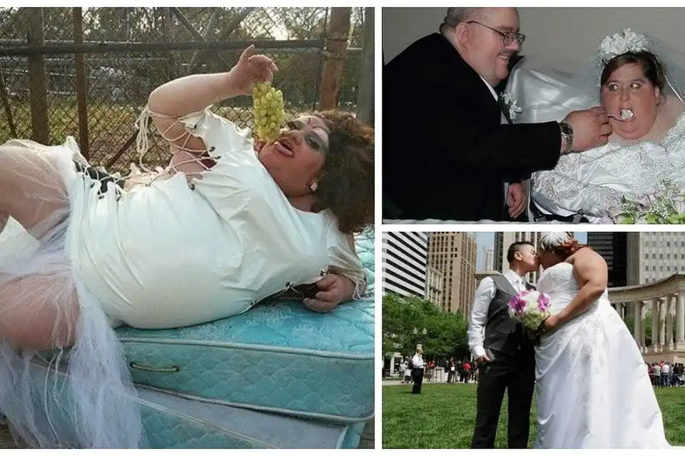 Жирные жених и невеста