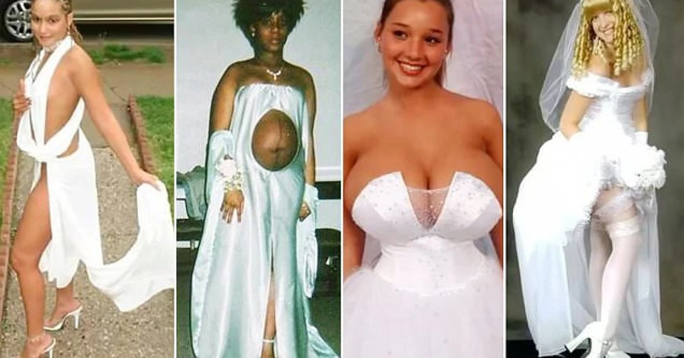 Самые ужасные свадебные платья