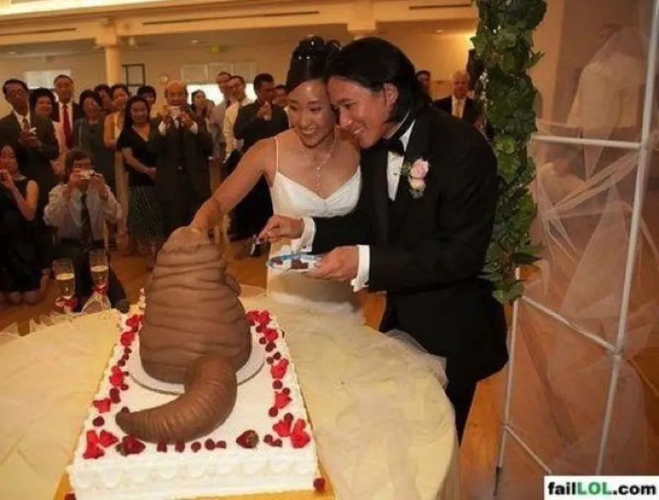 Худшие свадебные торты