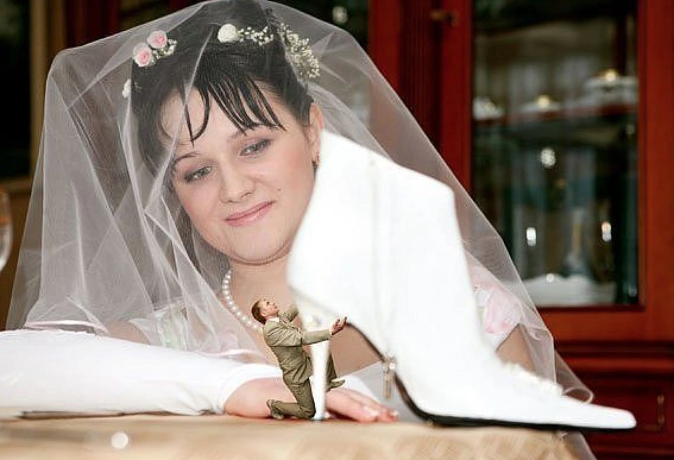 Ужасные свадебные фотографии