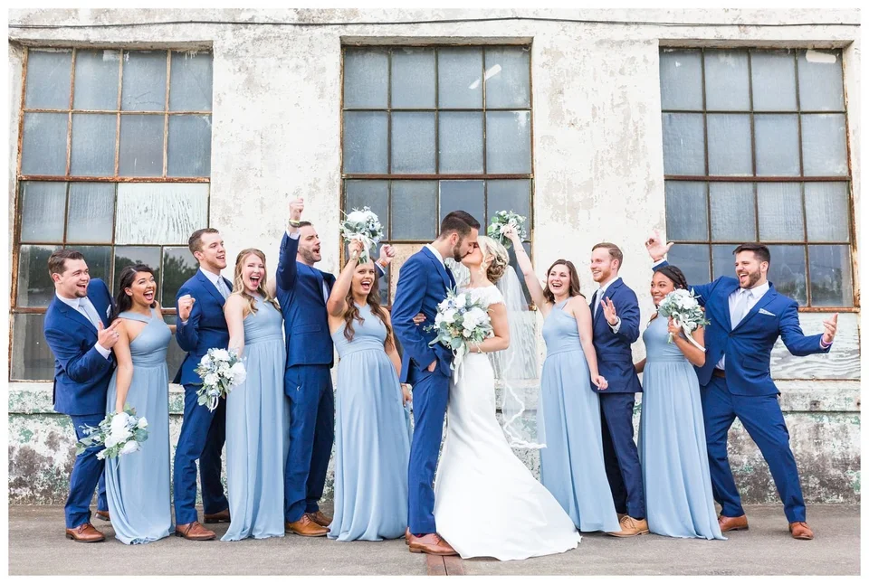 Синий цвет свадьбы