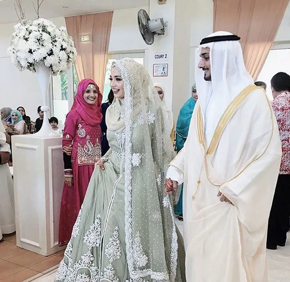 Свадебные платья мусульманские