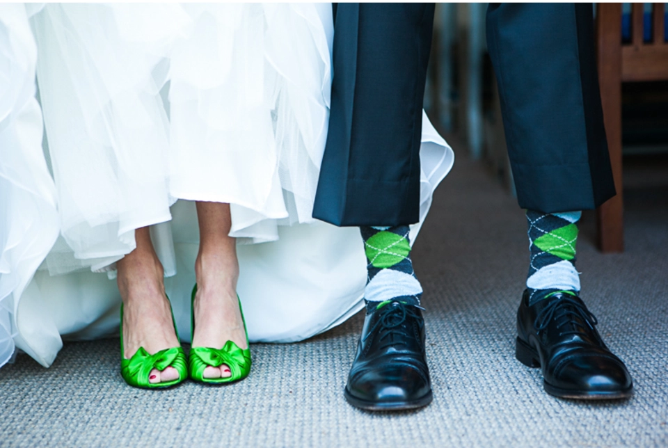 Невеста в зеленых туфлях