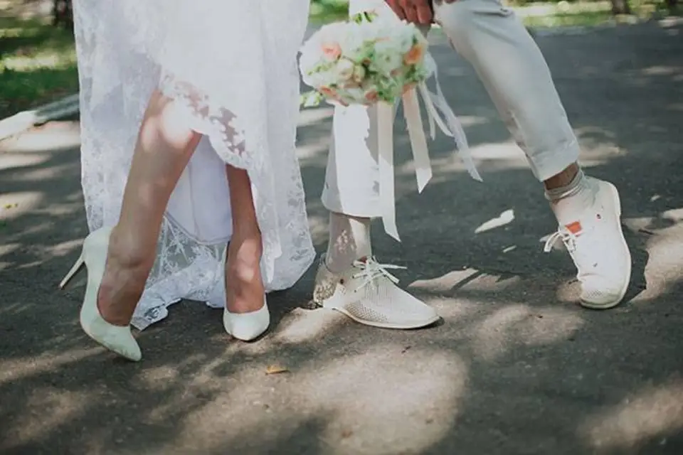 Свадебный образ невесты обувь