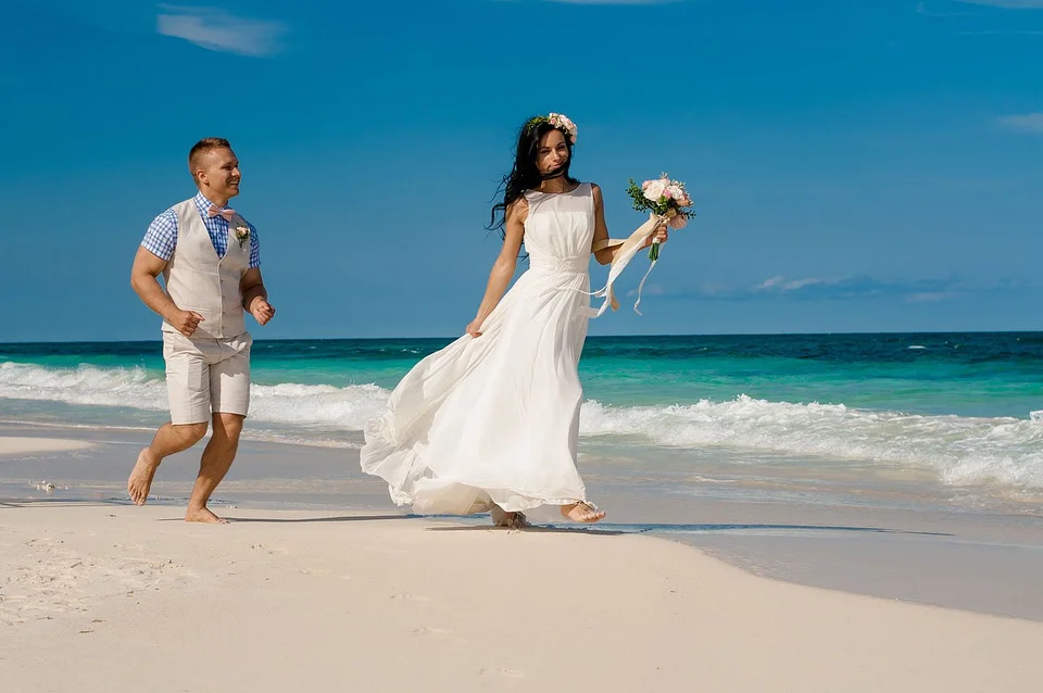 Платье для свадьбы на пляже