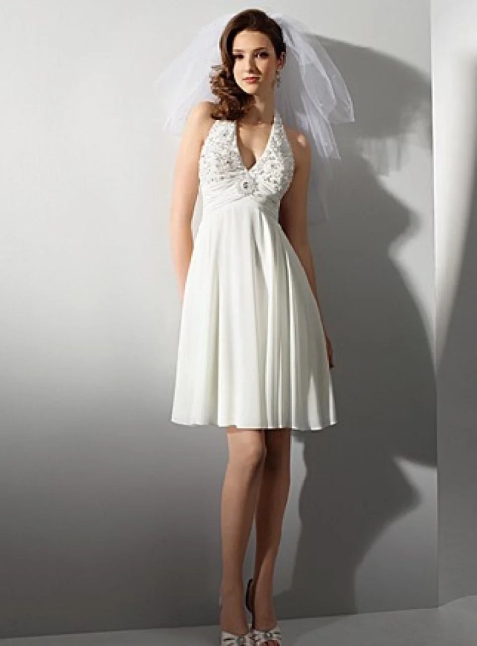 Платье белое свадебное рок