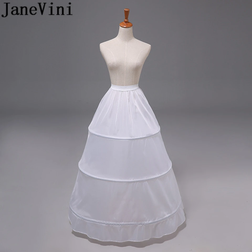 Белые кринолиновые платья