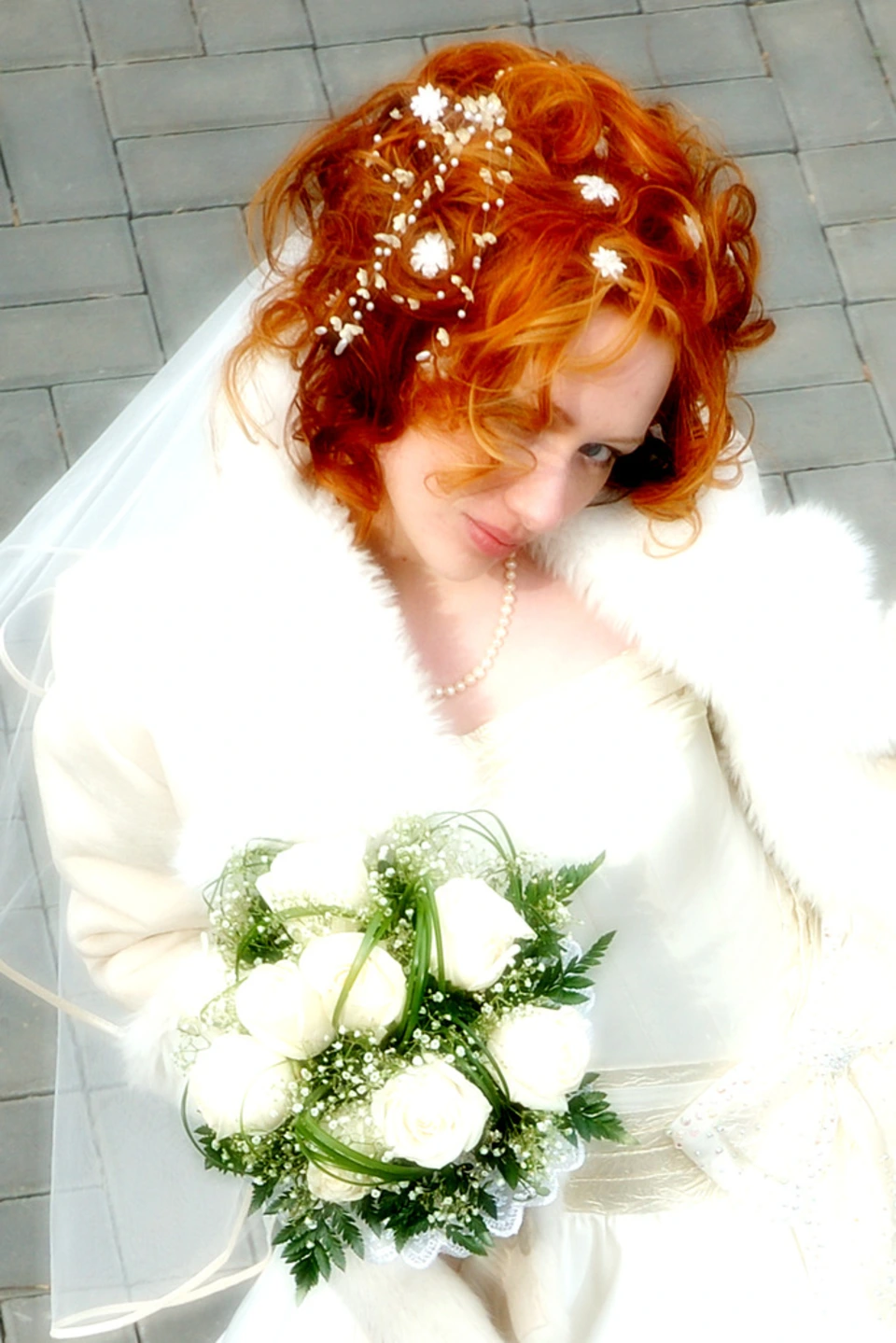 Невеста с рыжими волосами