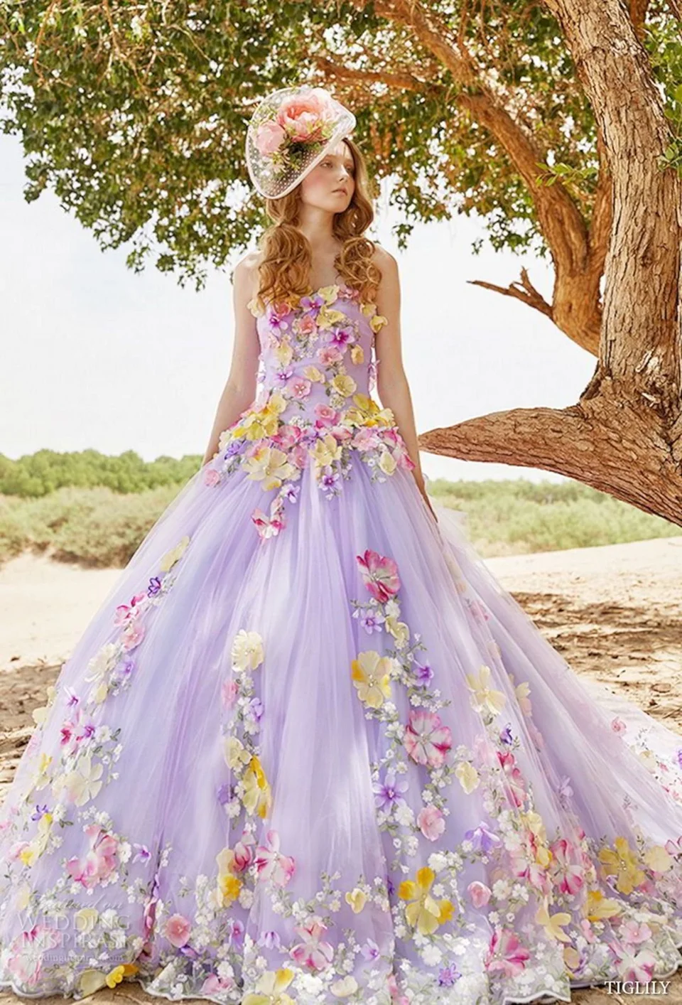 Сказочные платья с цветами