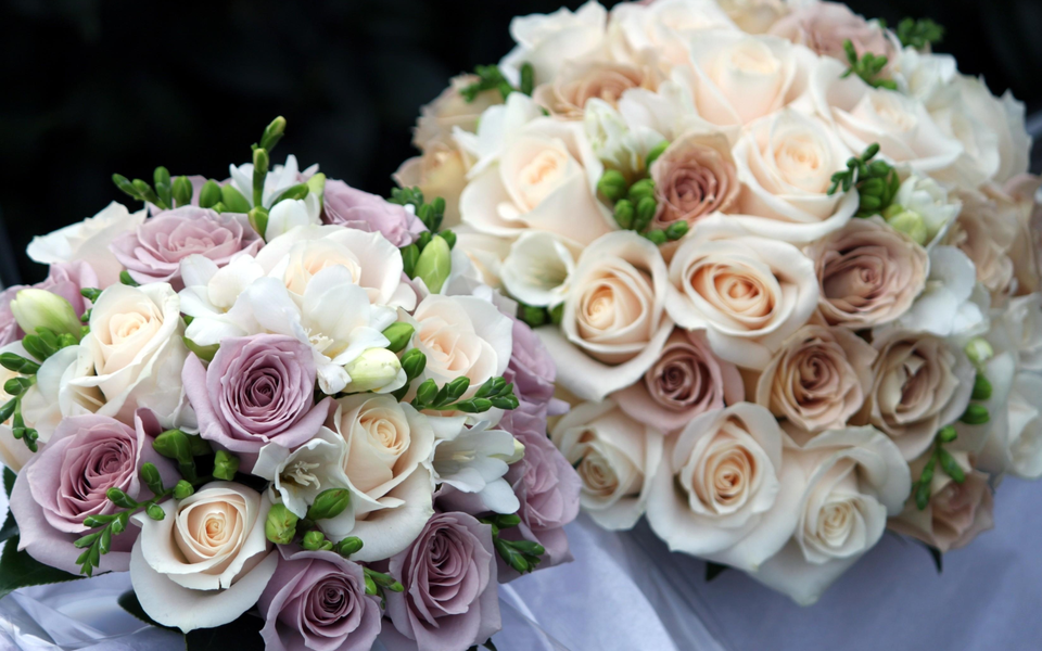 Цветы свадебные букеты