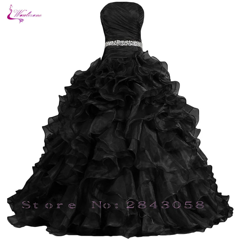 Бальное платье черное
