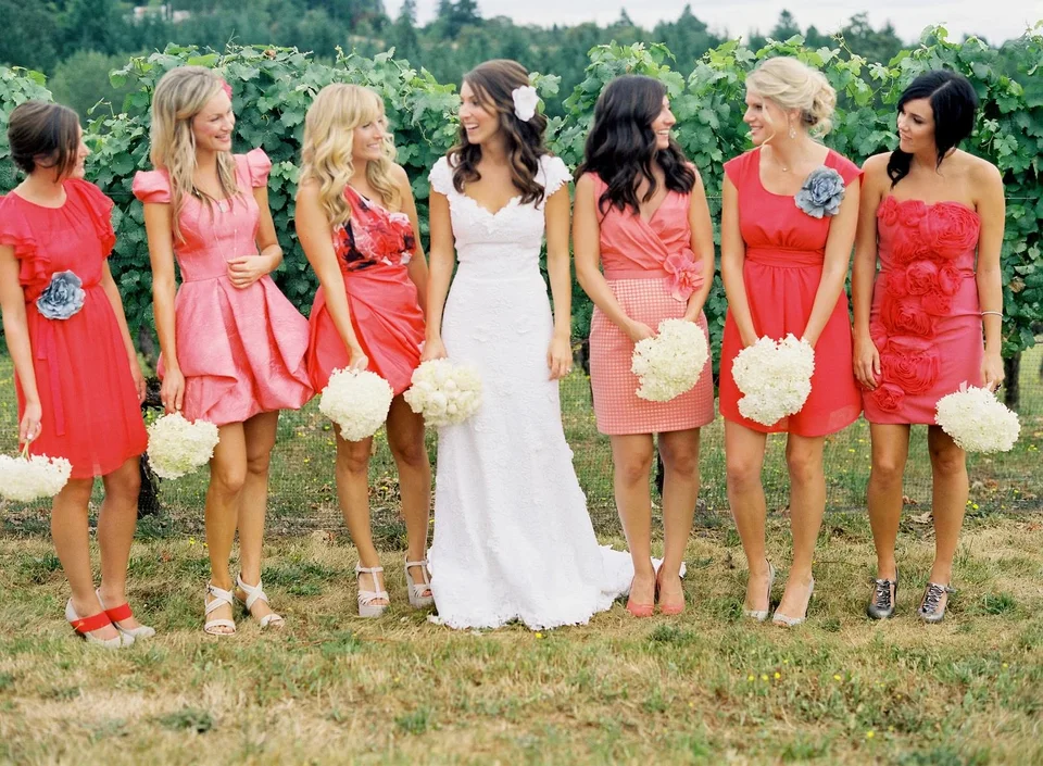 Платья на свадьбу для подружек