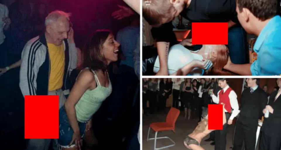 Пьяные женщины изменяют в клубе