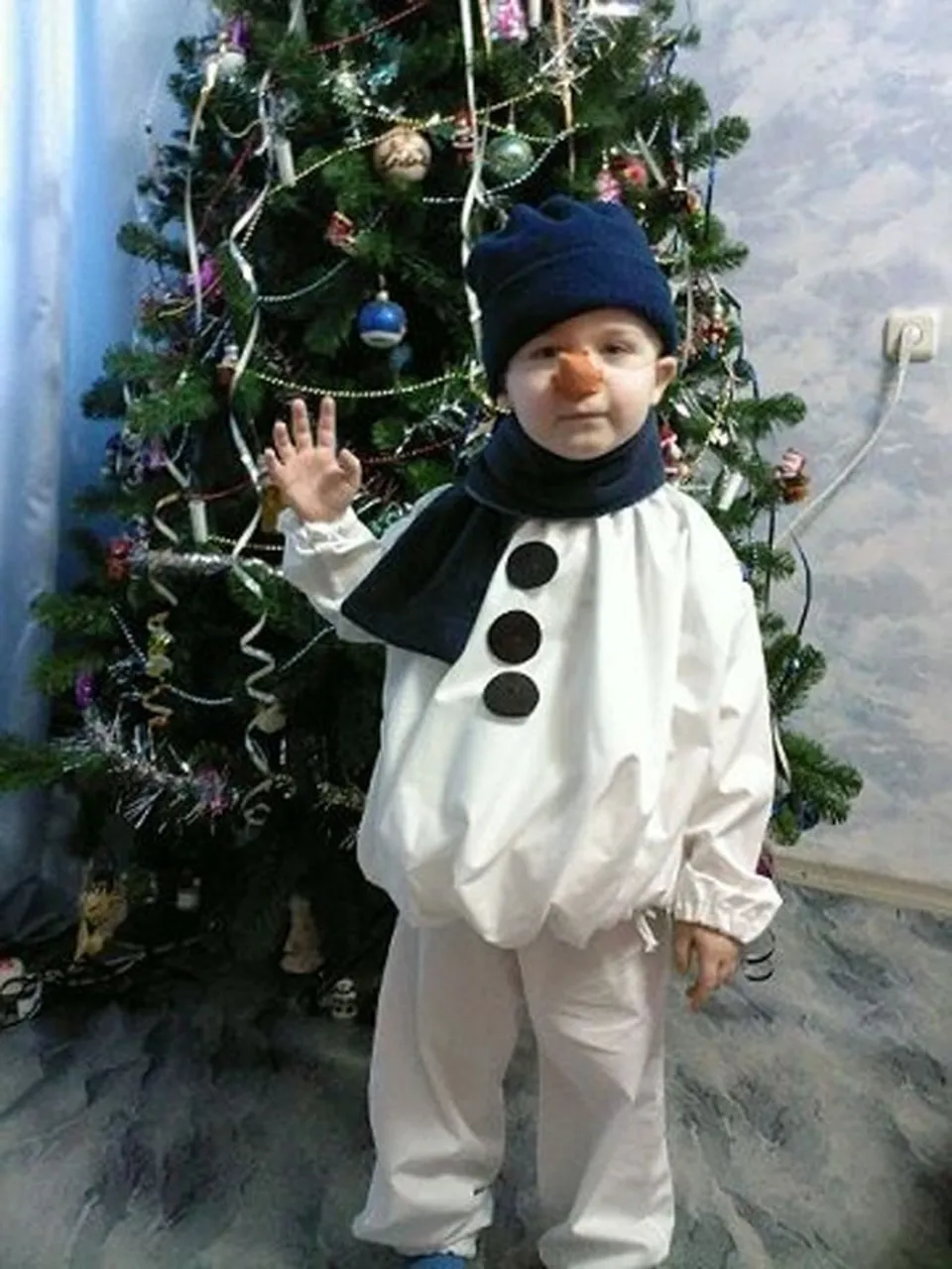 Новогодние костюмы для детей Снеговик