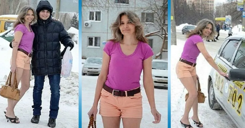 Галина из тольятти ходит зимой в летней одежде
