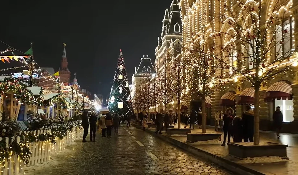Москва новый год