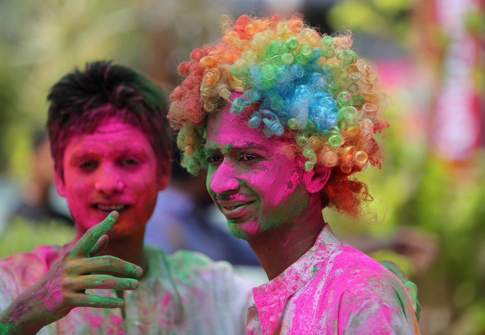 Фестиваль красок в индии