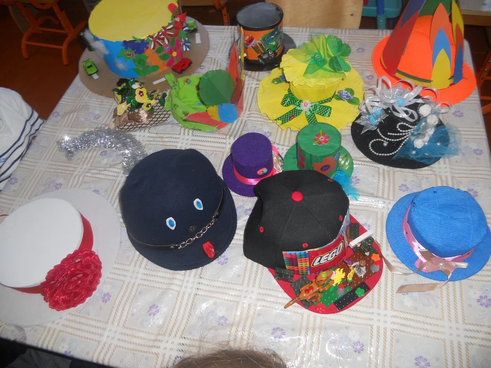 Поделка шляпа в детский сад