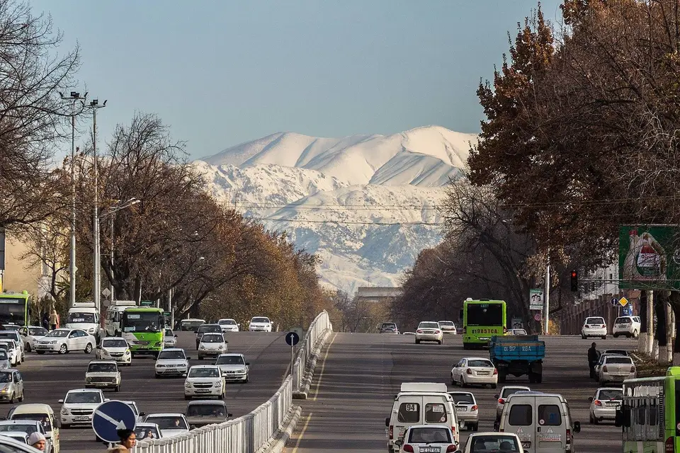 Ташкент вид на горы