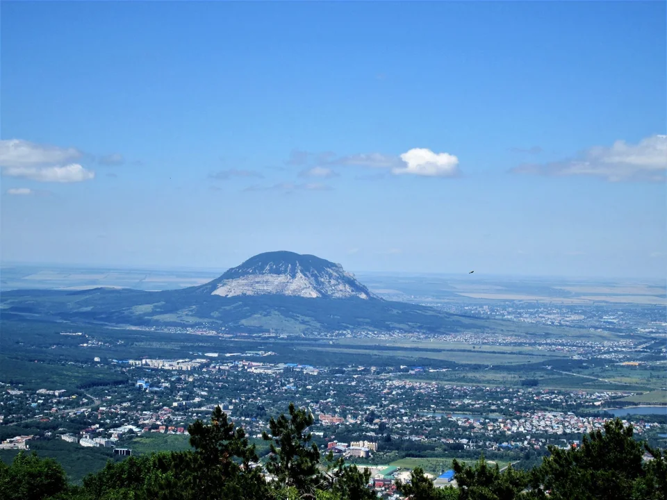 Вид с горы машук пятигорск