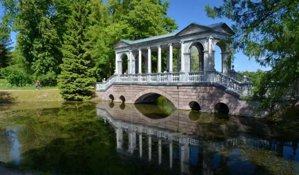Екатерининский парк пушкин мраморный мост