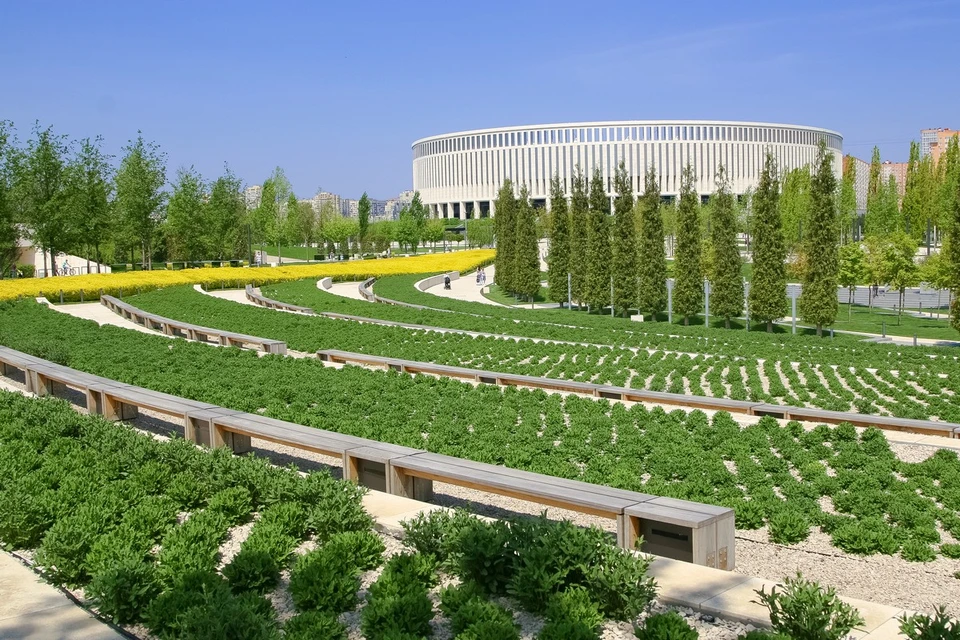 Парк галицкого в краснодаре лето 2022