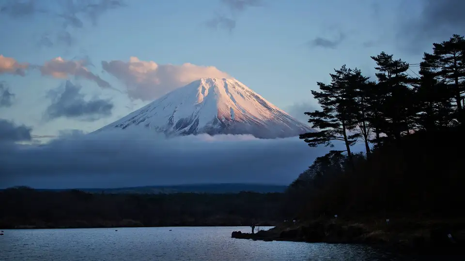 Гора фудзи в японии