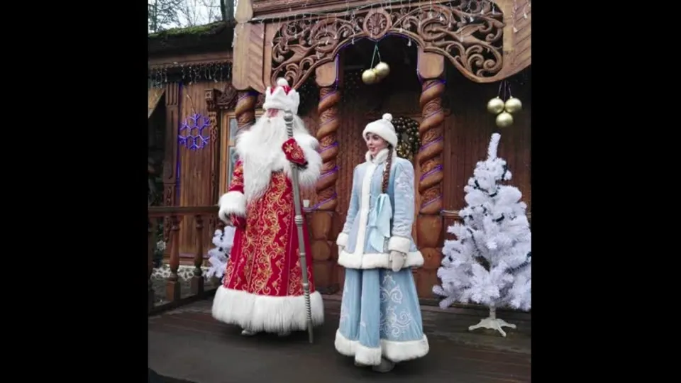 Дед мороз и снегурочка в беловежской пуще