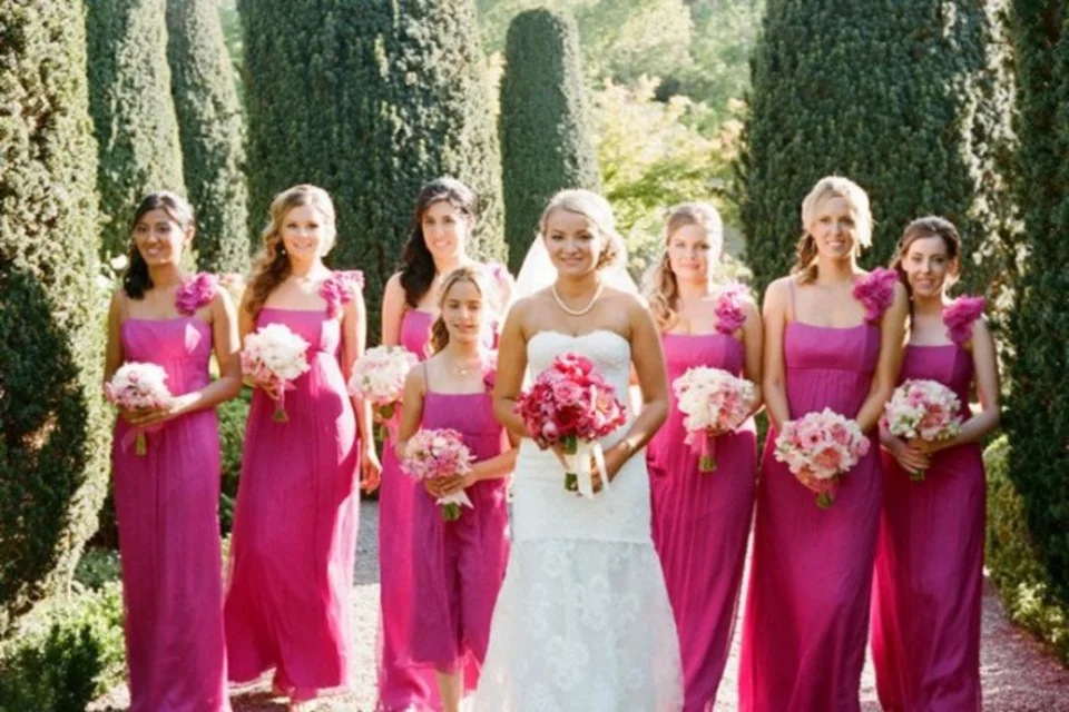 Свадьба в розовом стиле