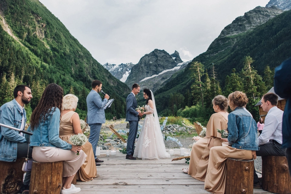 Свадьба в горах сочи