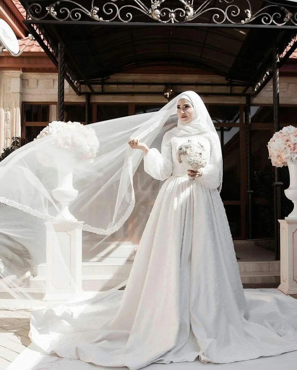 Свадебные платья мусульманские
