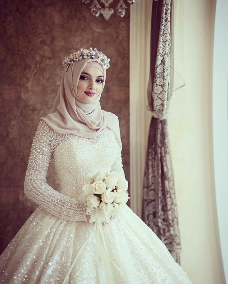 Хиджаб свадебный