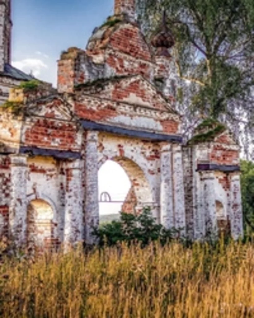 Тихвинская церковь в глухово