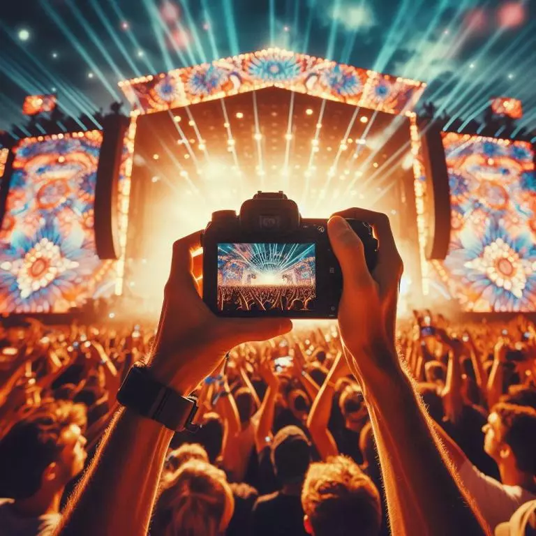 Как сделать потрясающие фото с концертов и фестивалей: 9 техник, которые вы должны знать 🎸📷: 3. Используйте режим непрерывной съемки 📸