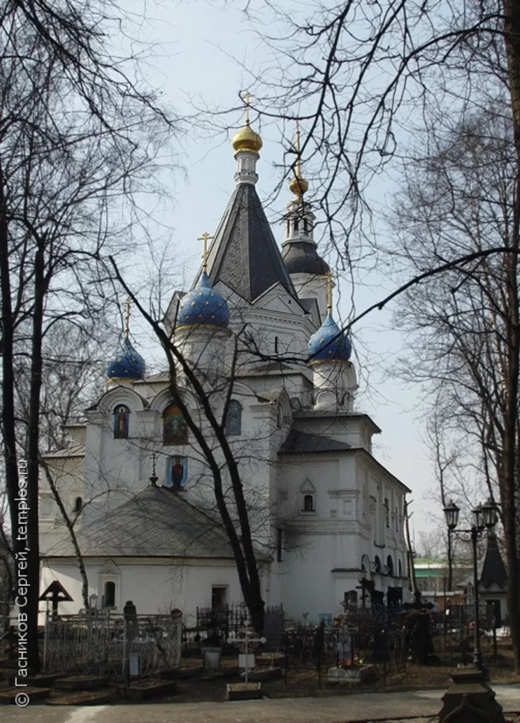 Церковь успения пресвятой богородицы в вешняках