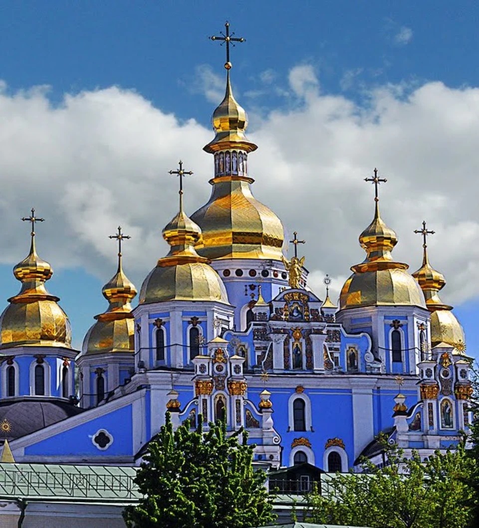 Золотые купола московский храм преображения господня