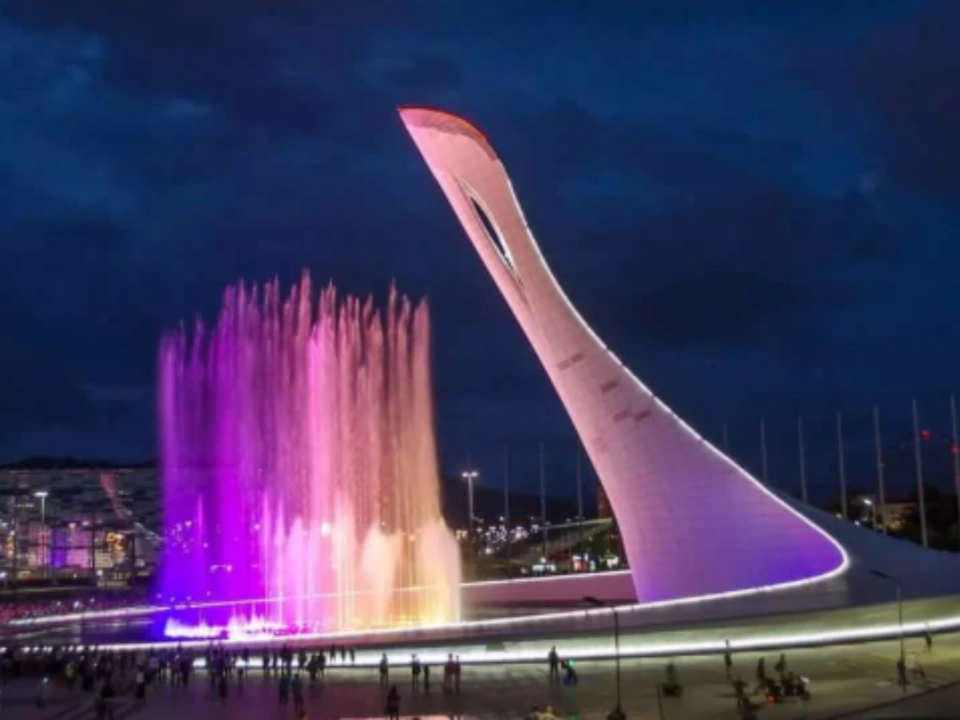 Фонтан сочи олимпийский парк