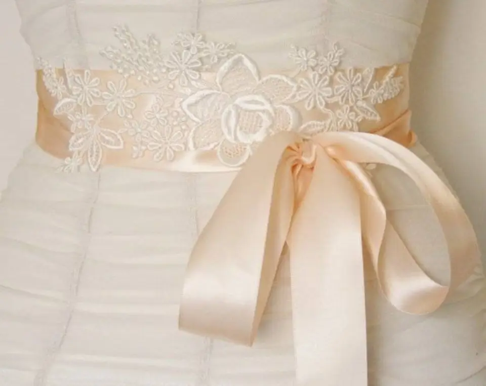 Пояс для свадебного платья