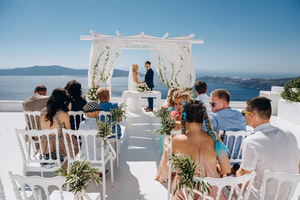 Греческий стиль свадьбы