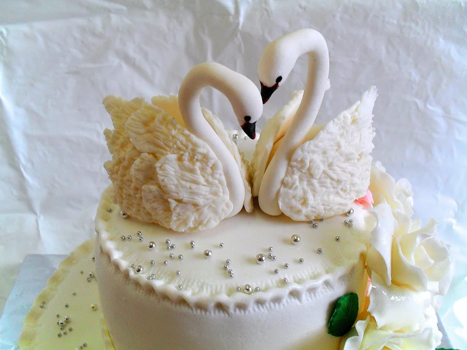 Хрустальная свадьба торт