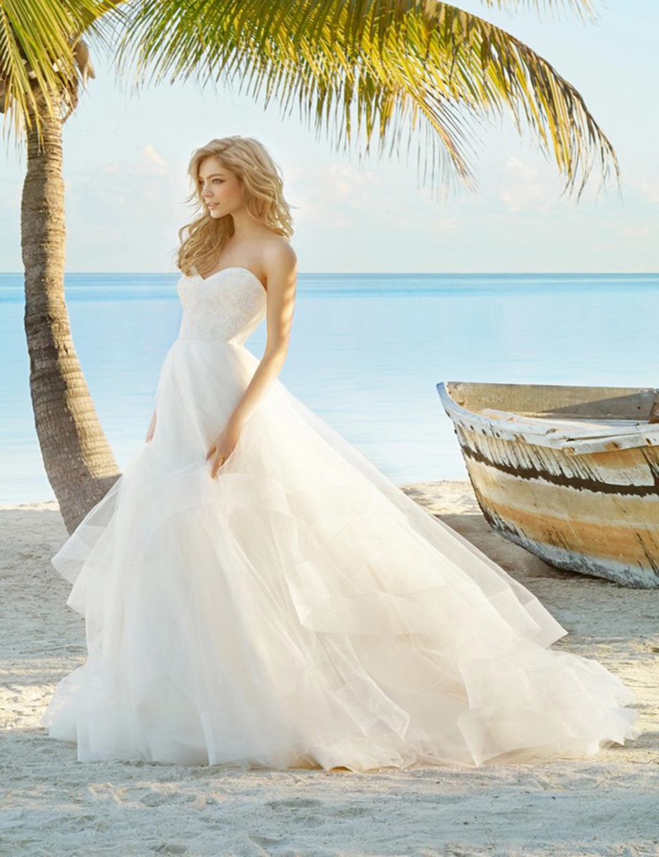 Свадебное платье для моря