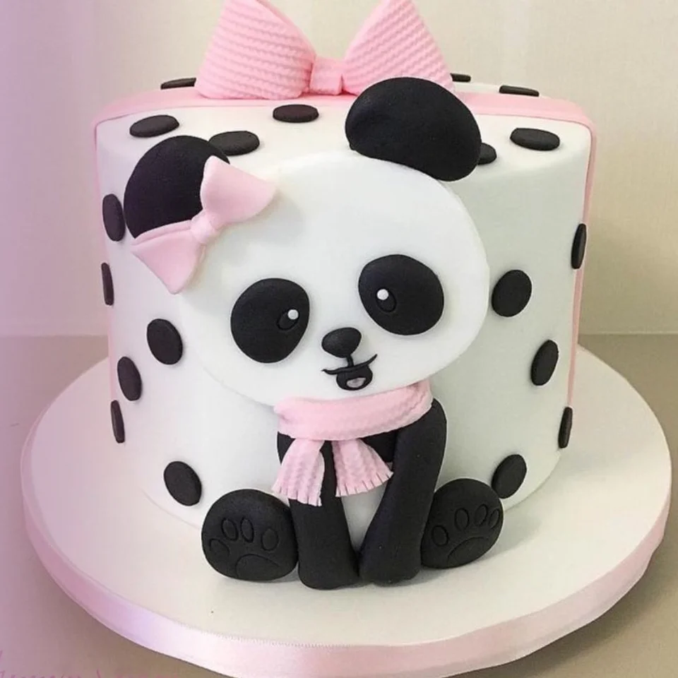 Торт в виде панды
