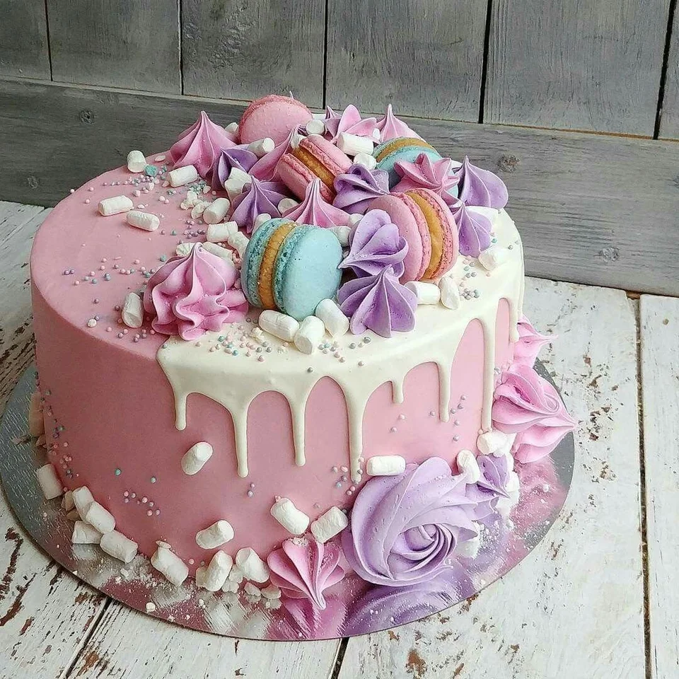 Дизайн тортов для девочек