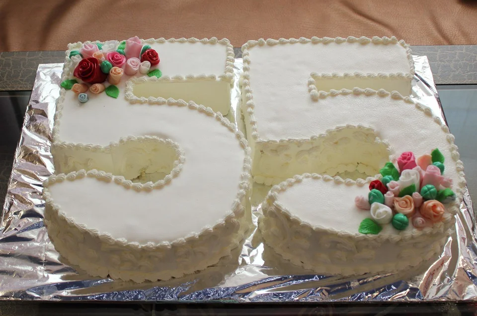 Торт на юбилей 65