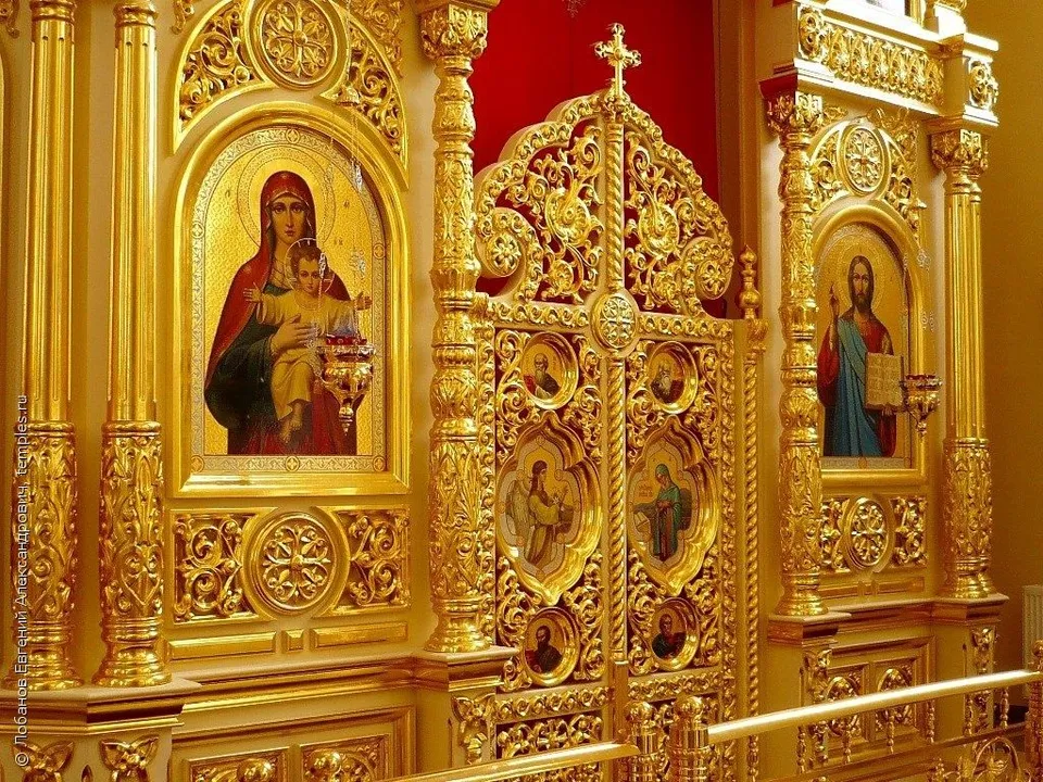 Иконостас храм святителя николая в москве